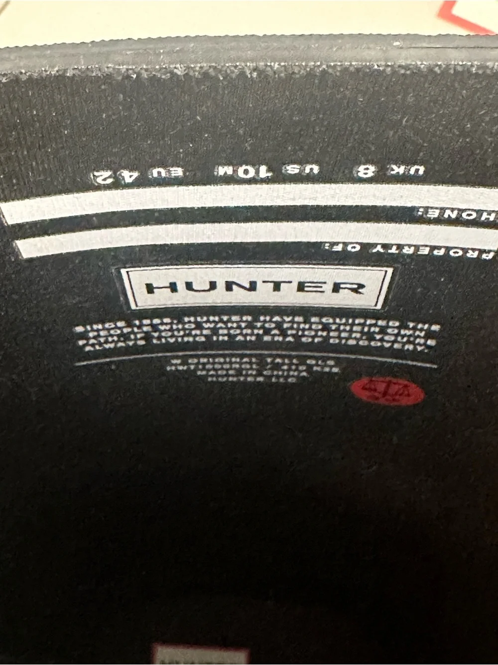Hunter Original Tall Gloss Rain Boots